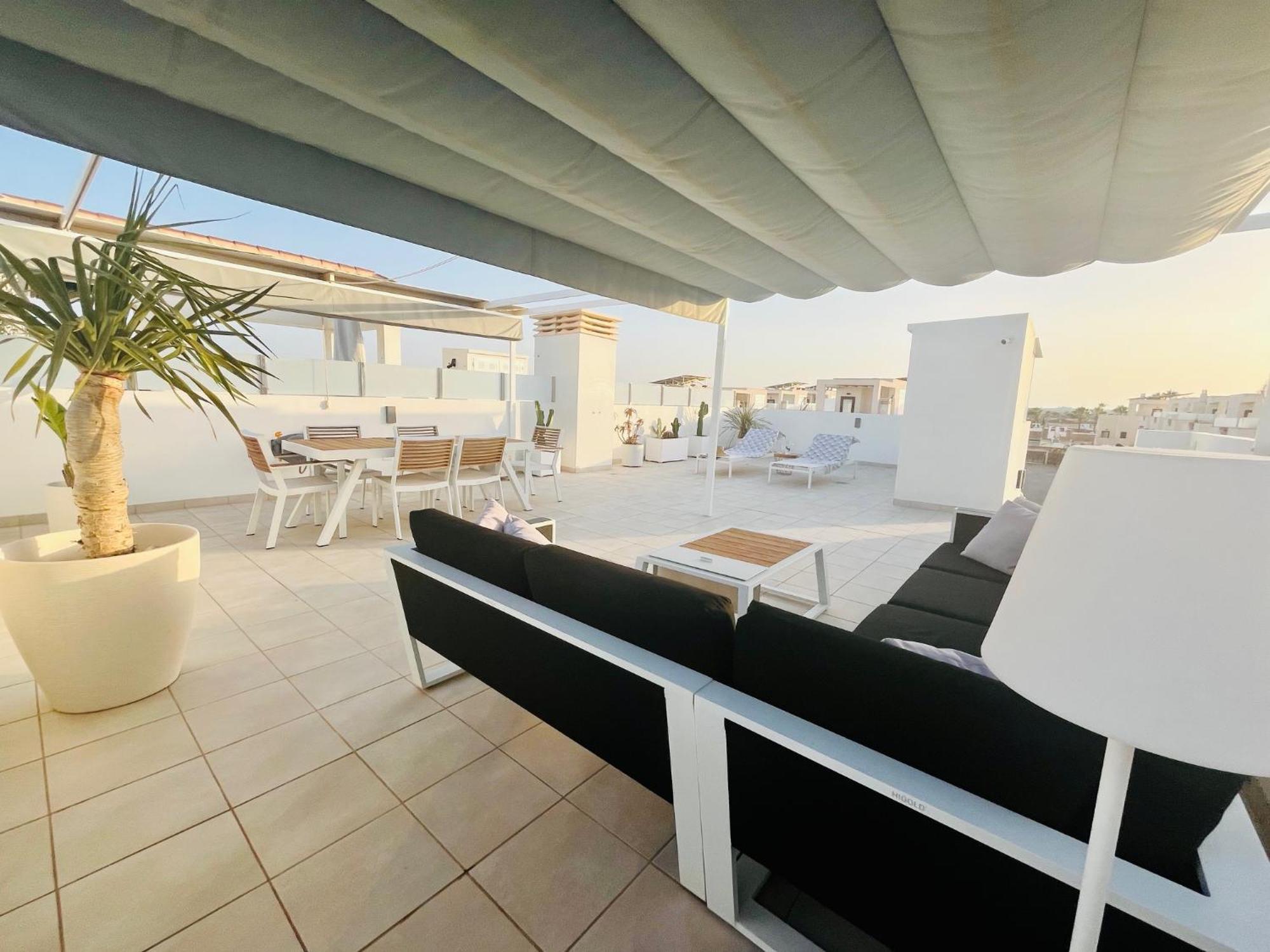 Fortuna Penthouse With Roof Terrace, Ac And Pool Rojales Exteriér fotografie