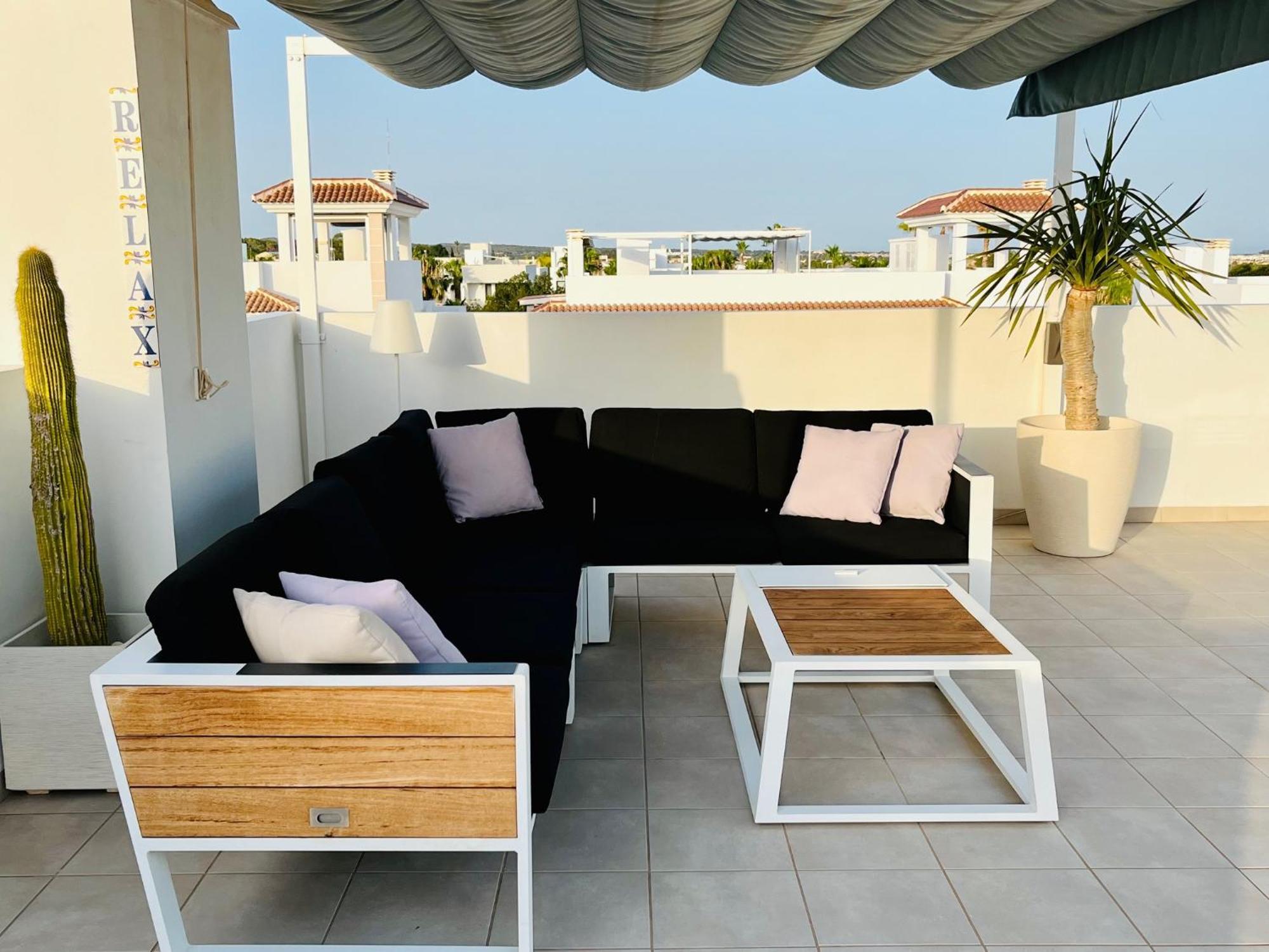Fortuna Penthouse With Roof Terrace, Ac And Pool Rojales Exteriér fotografie